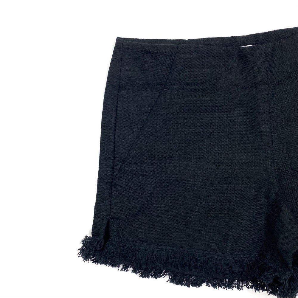 LOFT The Riviera Linen Blend Cutoff Raw Hem Shorts - Picture 4 of 8